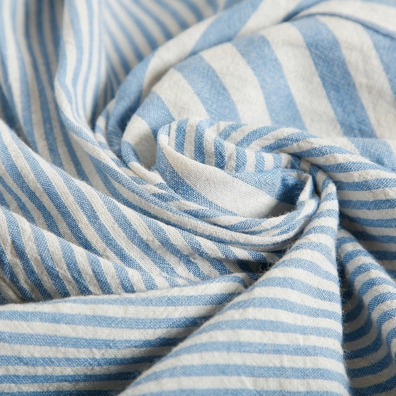 Women's Casual Oversized V-Neck Striped Top