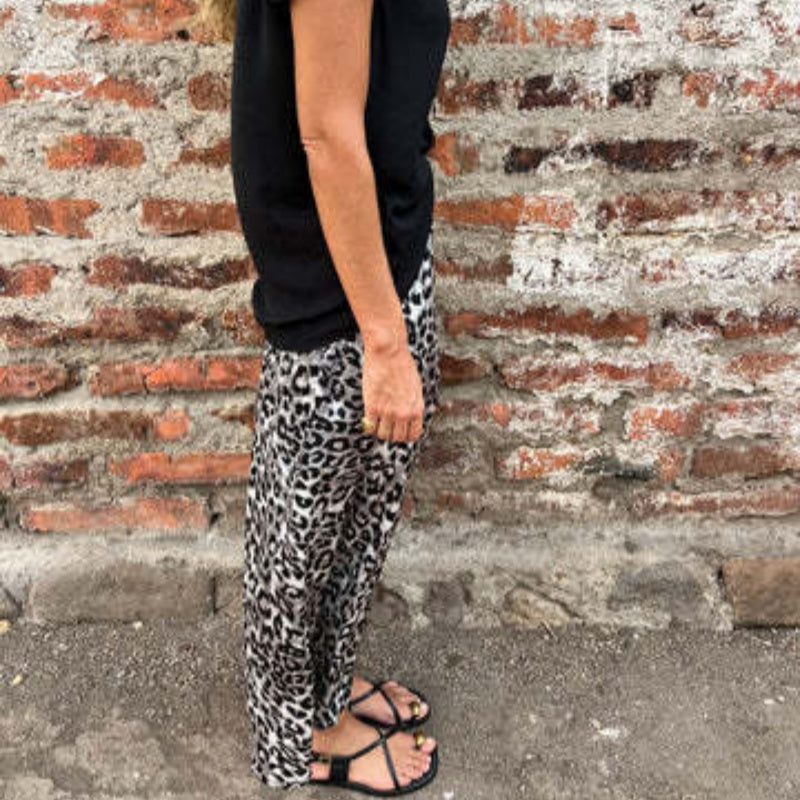 Women's Stylish Leopard Print Long Skirt