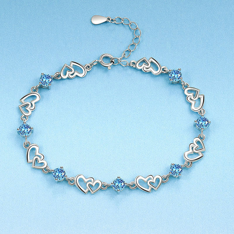 Women’s Elegant Heat-Link Zircon Bracelet