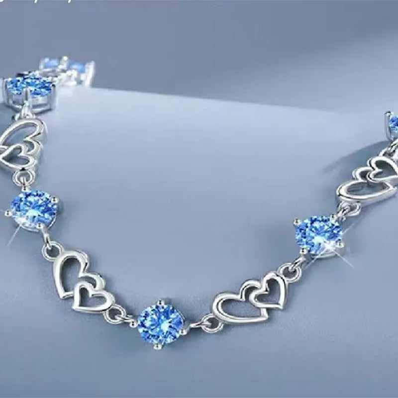 Women’s Elegant Heat-Link Zircon Bracelet
