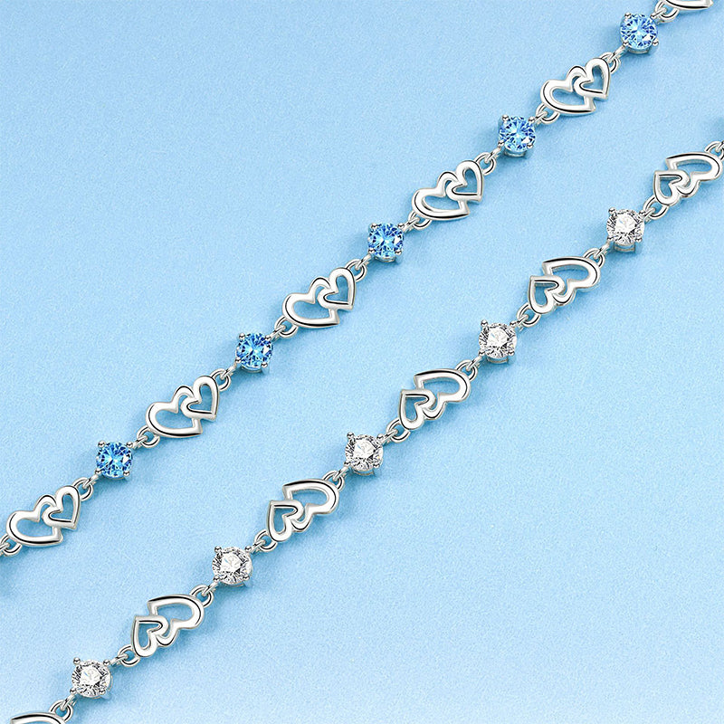 Women’s Elegant Heat-Link Zircon Bracelet