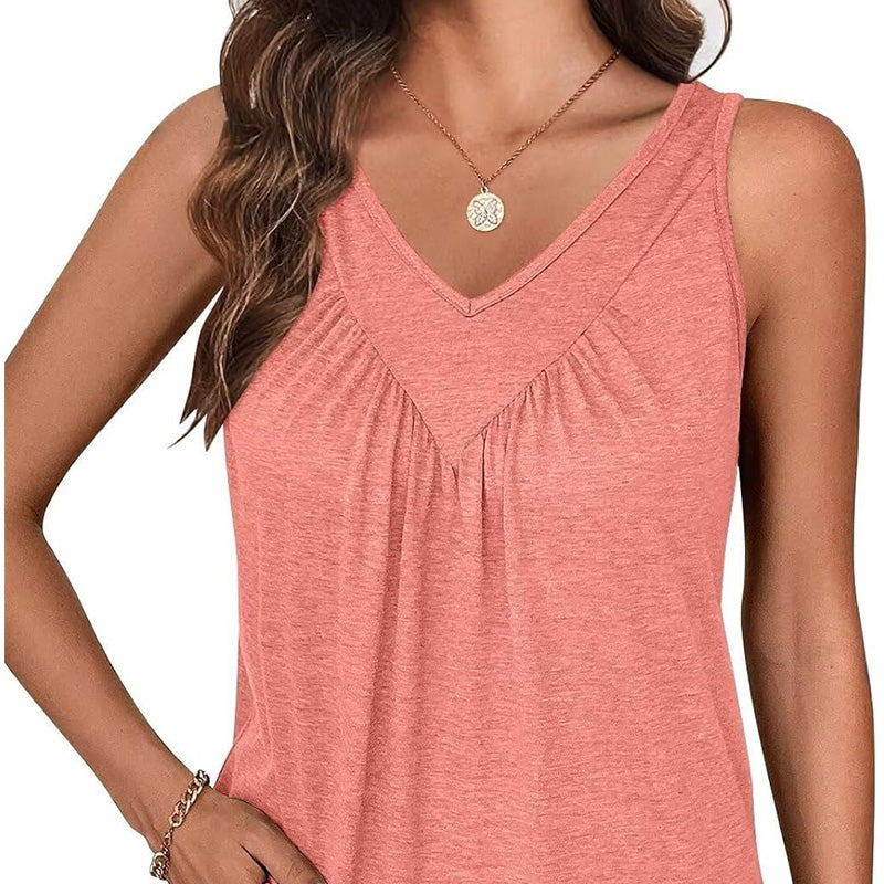🍃Women's V-Neck Sleeveless Tank Top