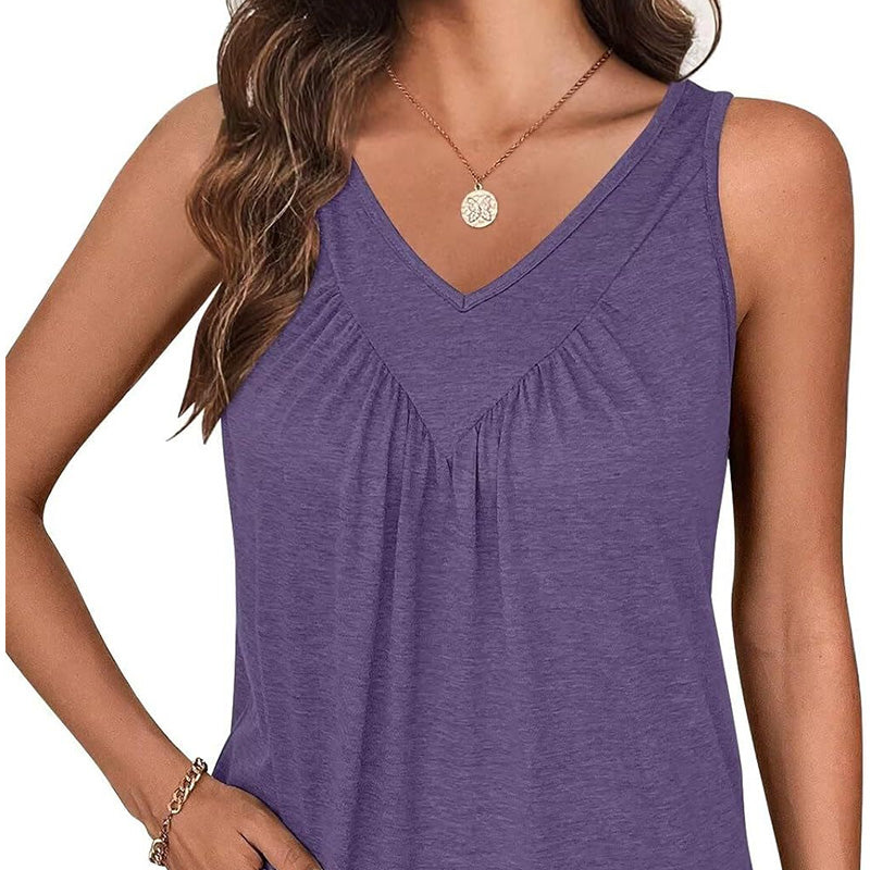 🍃Women's V-Neck Sleeveless Tank Top
