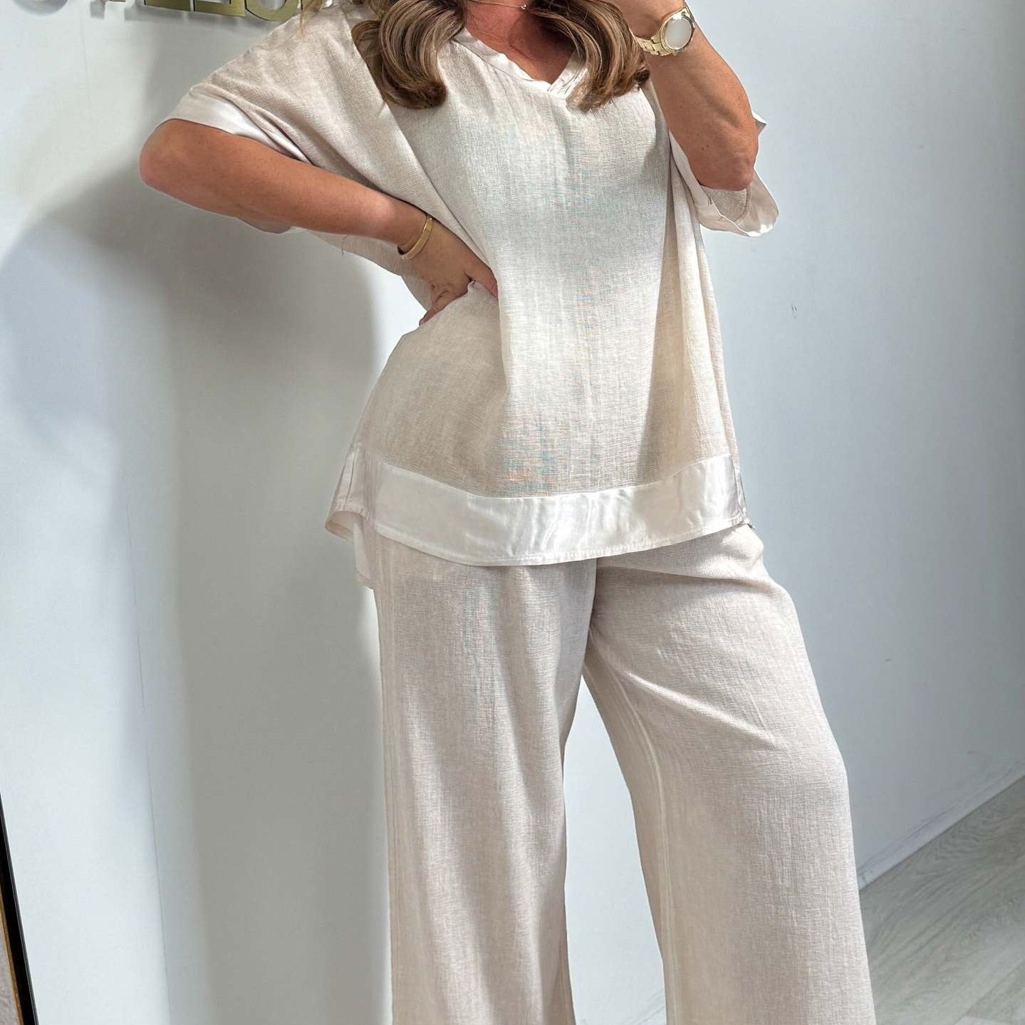 šLAST DAY SALE 50% OFFāCasual V-Neck 2-Piece Setš„