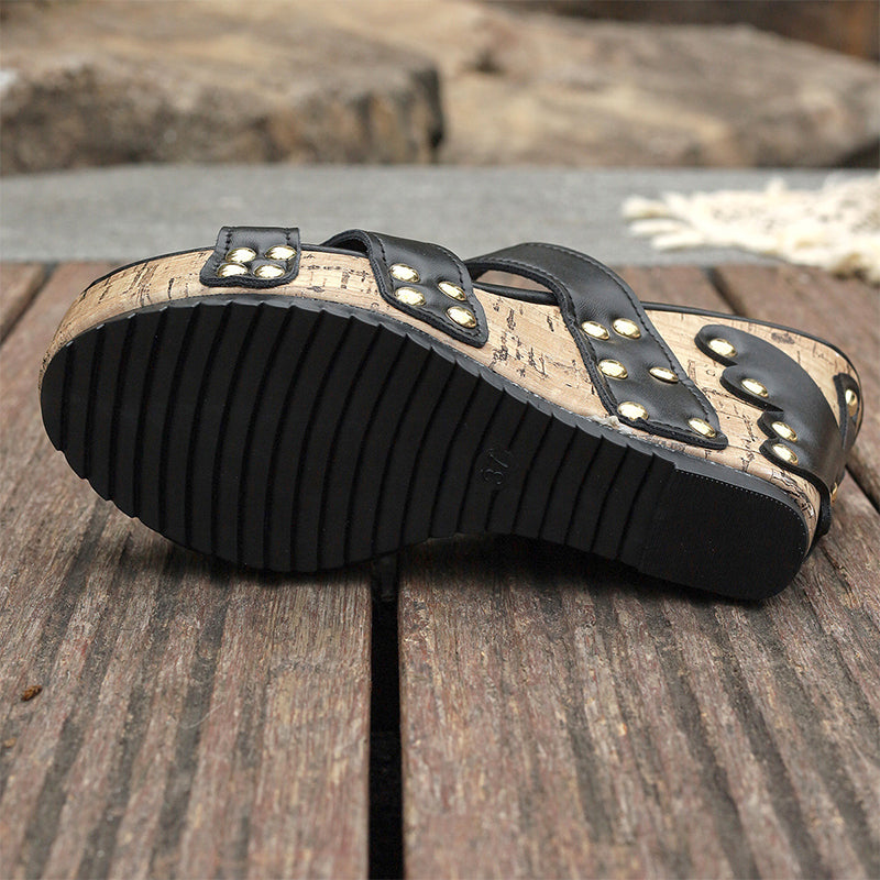✨👡Wedge sandals with platform and comfort for women