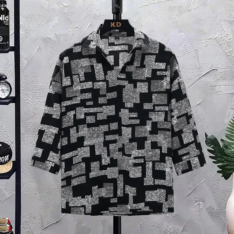 Men's Fashion Comfortable Short Sleeve Top & Shorts Two Piece Set