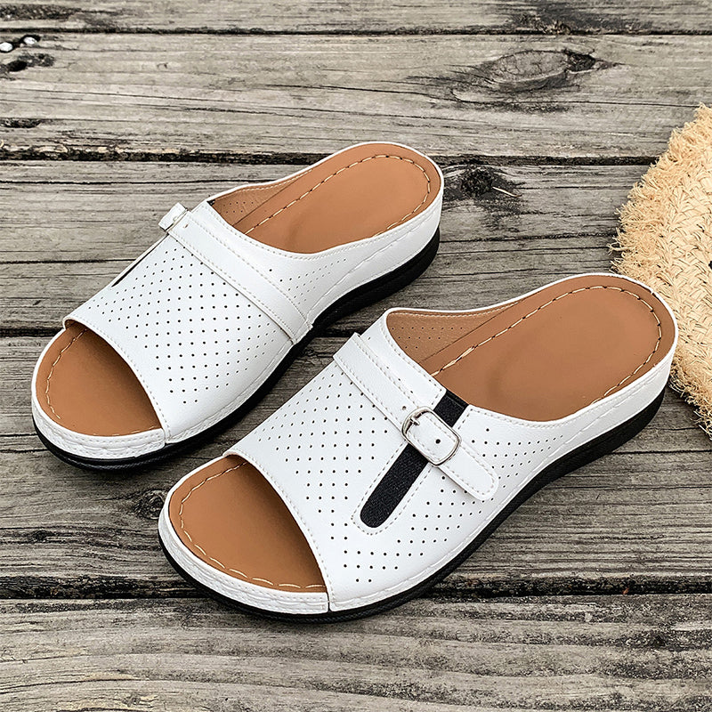 🔥Women's Comfortable Soft Sole Open Toe Slide Sandals