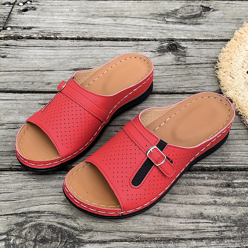 🔥Women's Comfortable Soft Sole Open Toe Slide Sandals