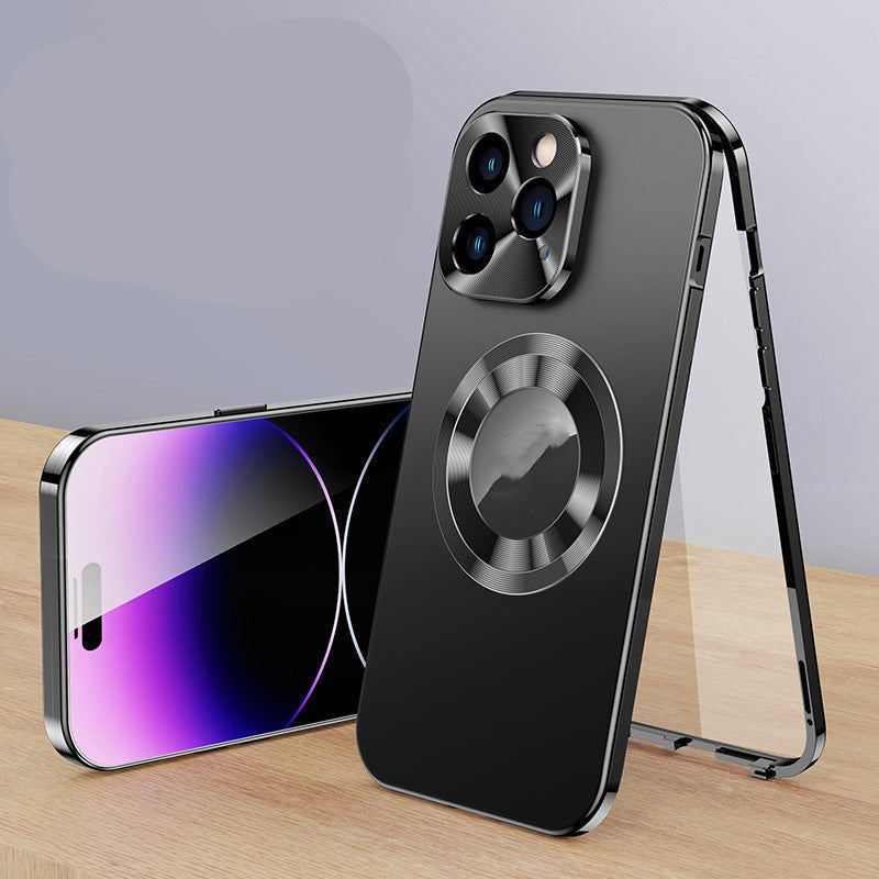 Double-sided Electroplated Glass Magnetic Phone Case