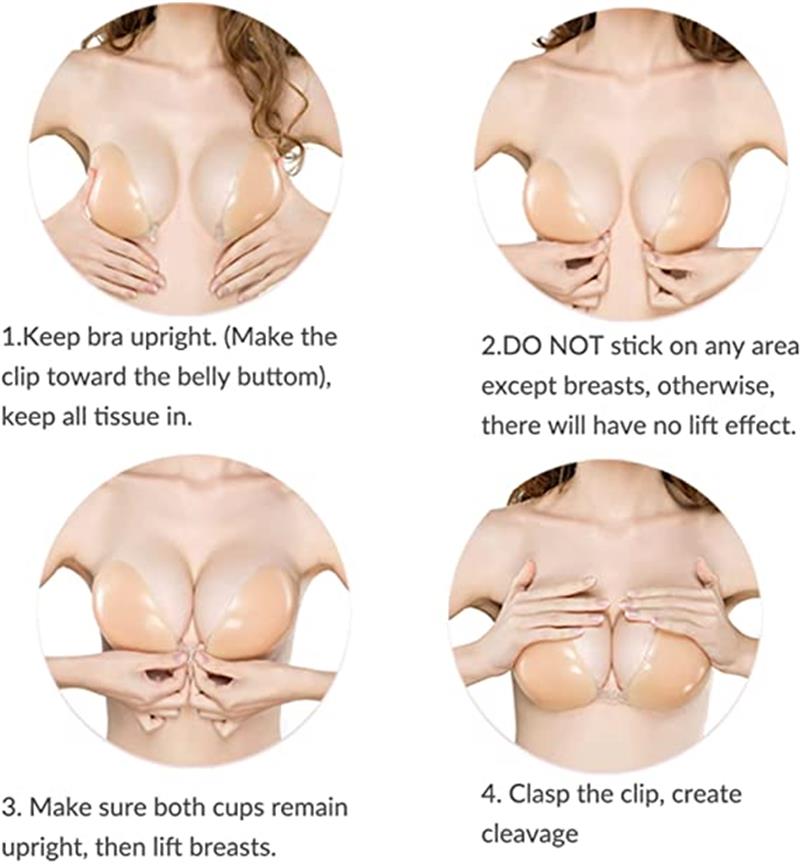 💗BUY 1 GET 1 FREE - 2 PAIRS - EACH ONLY £7.5!!🎁Adhesive Push-up Bra