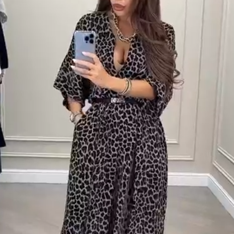 Leopard Print Sexy Fashion Jumpsuit