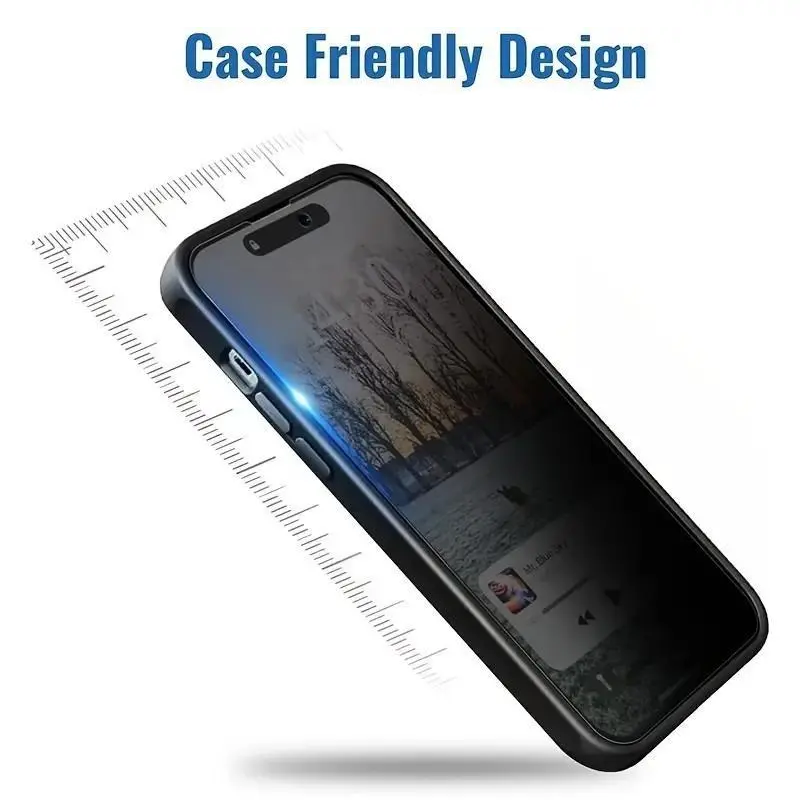 Buy 1 Get 1 Free 🔥 Anti-Scratch & Anti-Spy Tempered Glass Screen Protector for iPhone