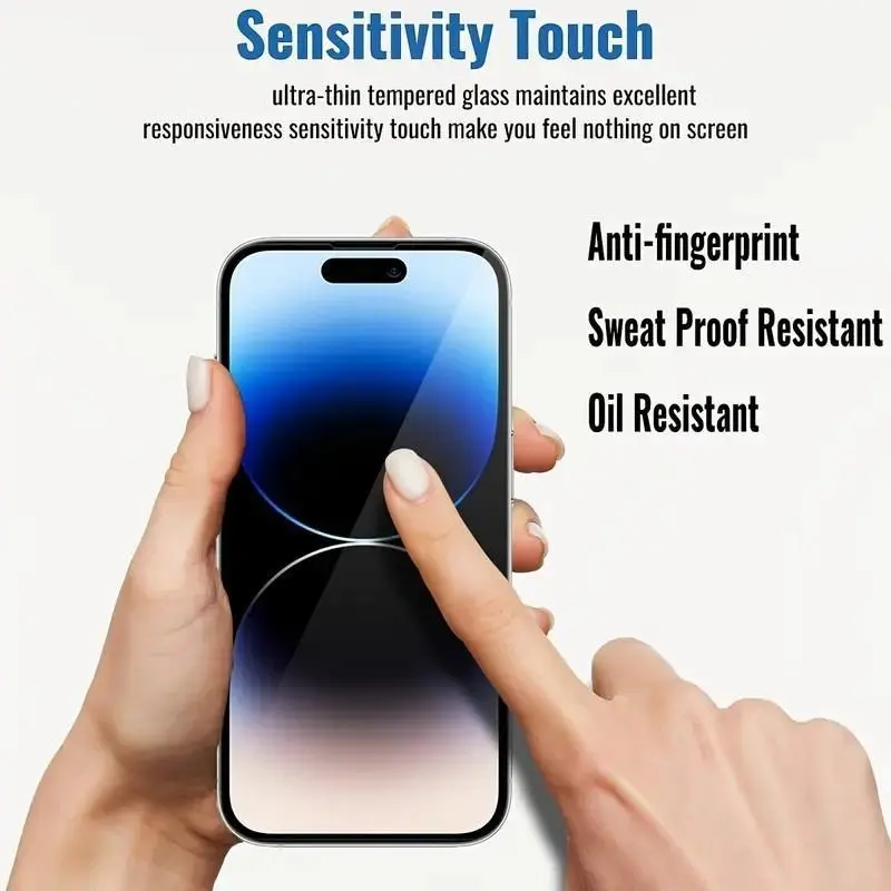 Buy 1 Get 1 Free 🔥 Anti-Scratch & Anti-Spy Tempered Glass Screen Protector for iPhone
