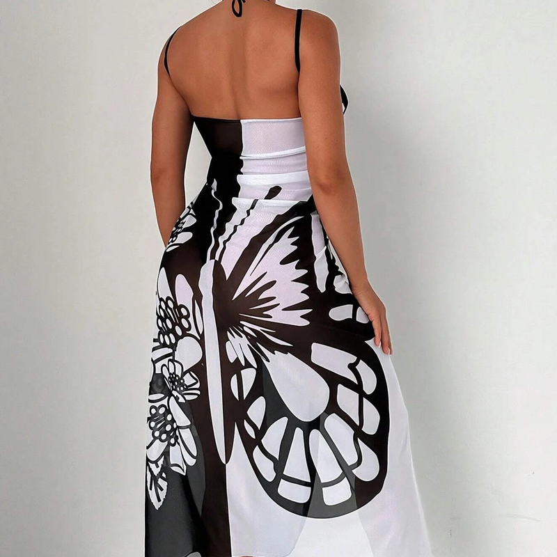 ⏰Last Day Hot Sale!!⌛Women's Butterfly Swimsuit Cover-Up & Dress
