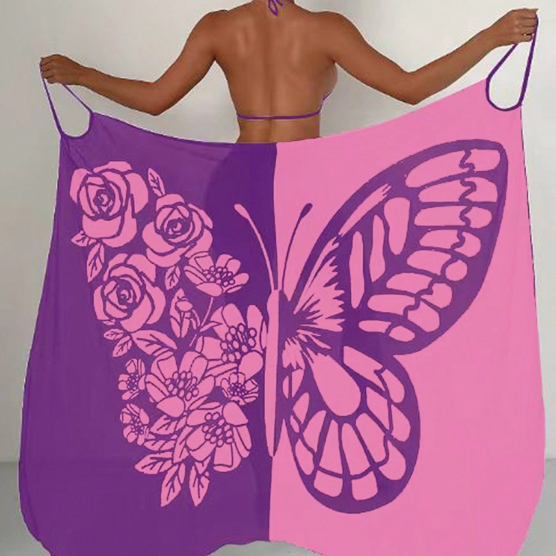⏰Last Day Hot Sale!!⌛Women's Butterfly Swimsuit Cover-Up & Dress