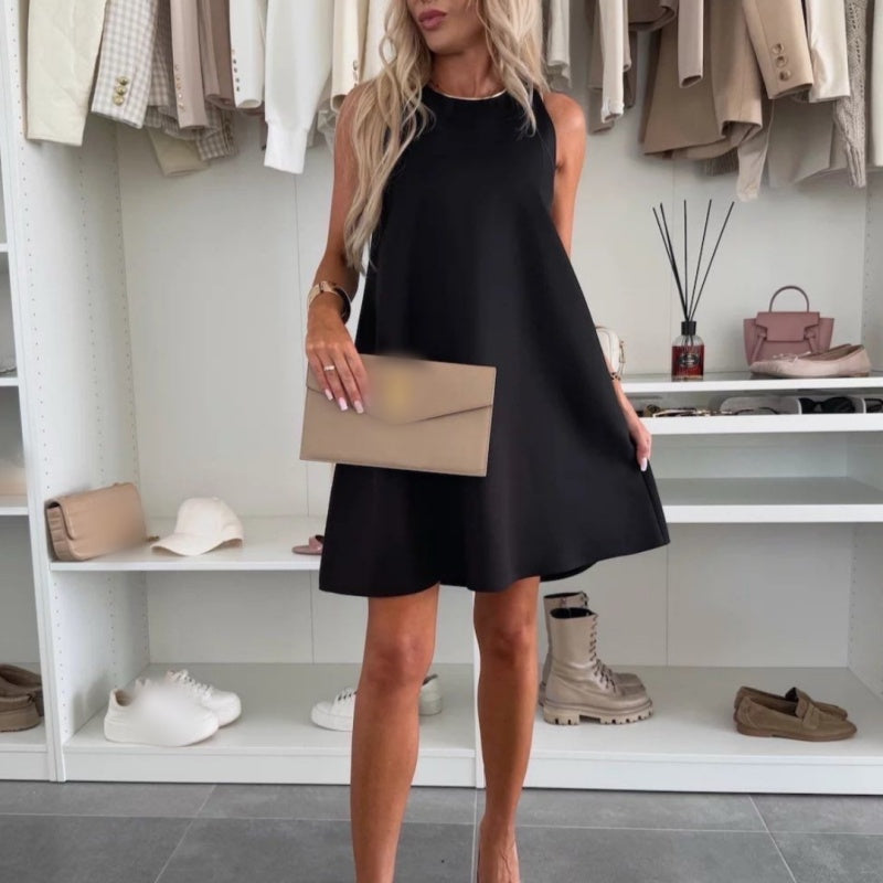 Women's Casual Sleeveless A-Line Dress