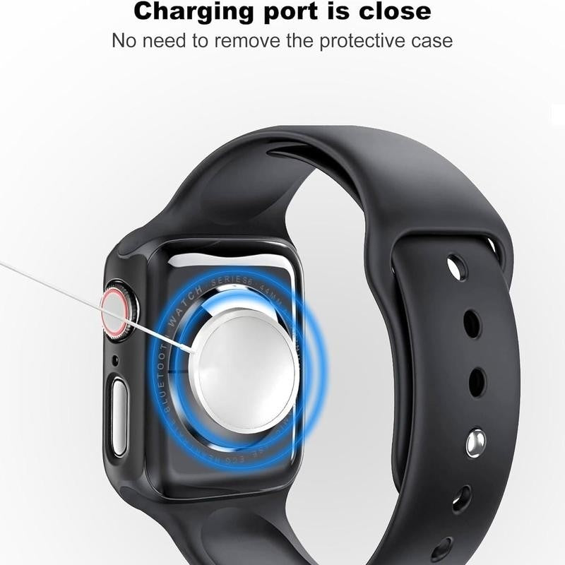 Anti-Spy Tempered Glass Case for Apple Watch