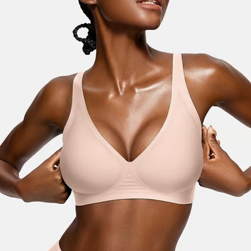 🍃Summer Hot Sale 49% OFF⏰Deep V Plunge Push-up Wirefree Seamless Jelly Bra