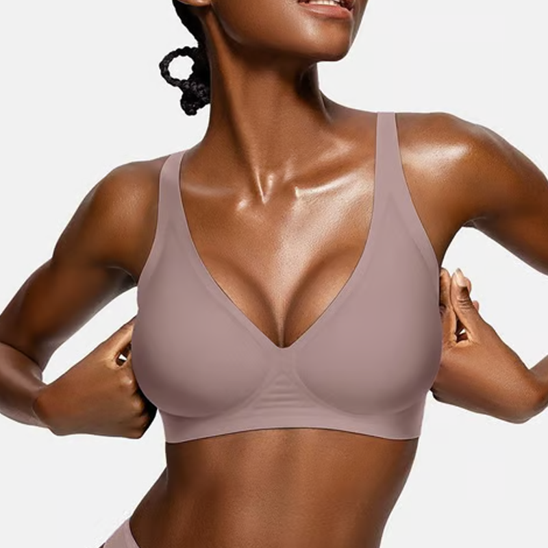 🍃Summer Hot Sale 49% OFF⏰Deep V Plunge Push-up Wirefree Seamless Jelly Bra