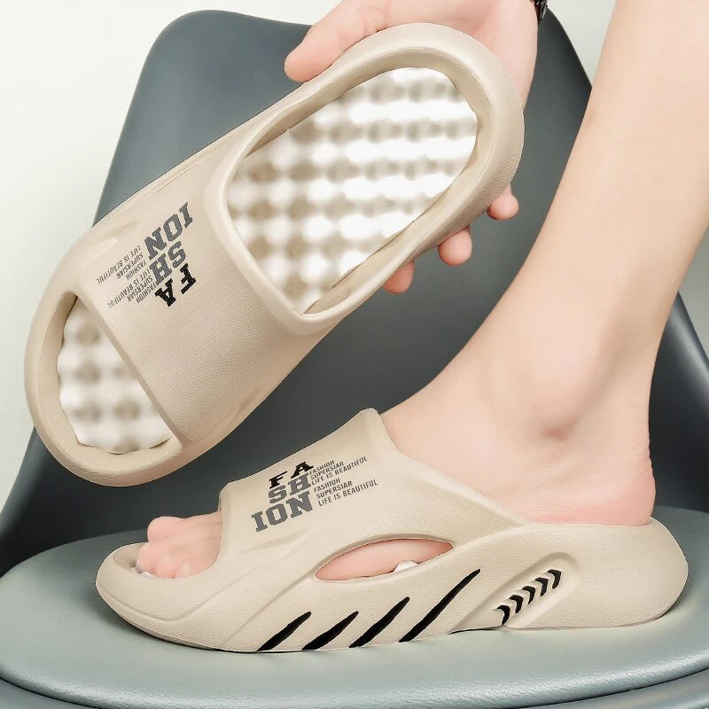 Stylish Outdoor Arch Support Massage Slippers