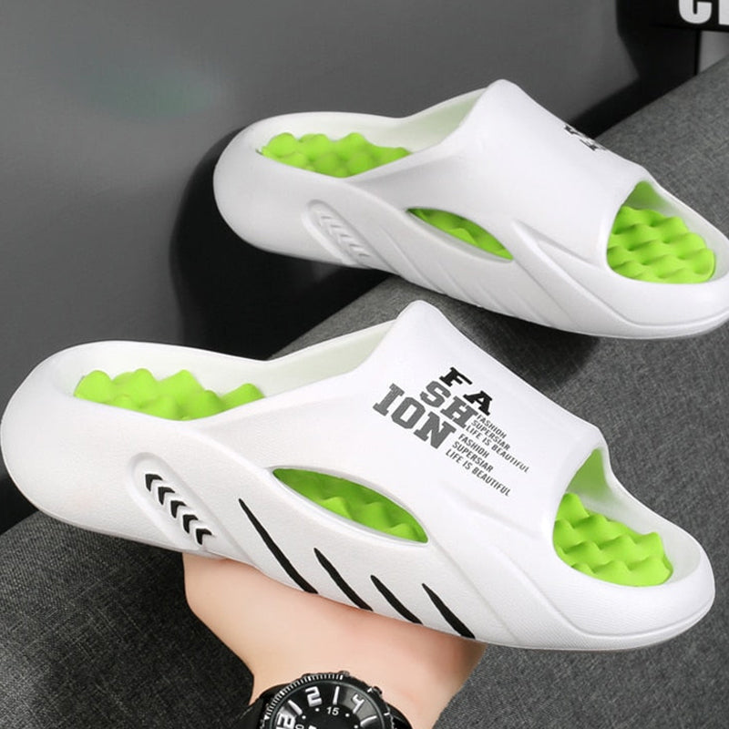 Stylish Outdoor Arch Support Massage Slippers