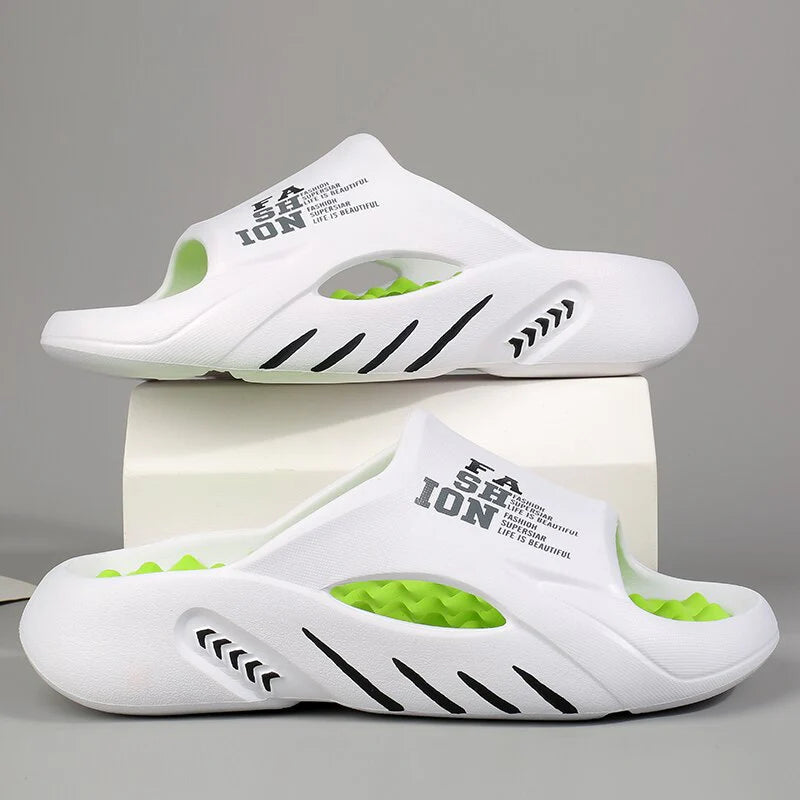Stylish Outdoor Arch Support Massage Slippers