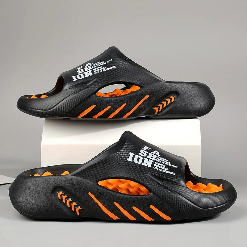 Stylish Outdoor Arch Support Massage Slippers