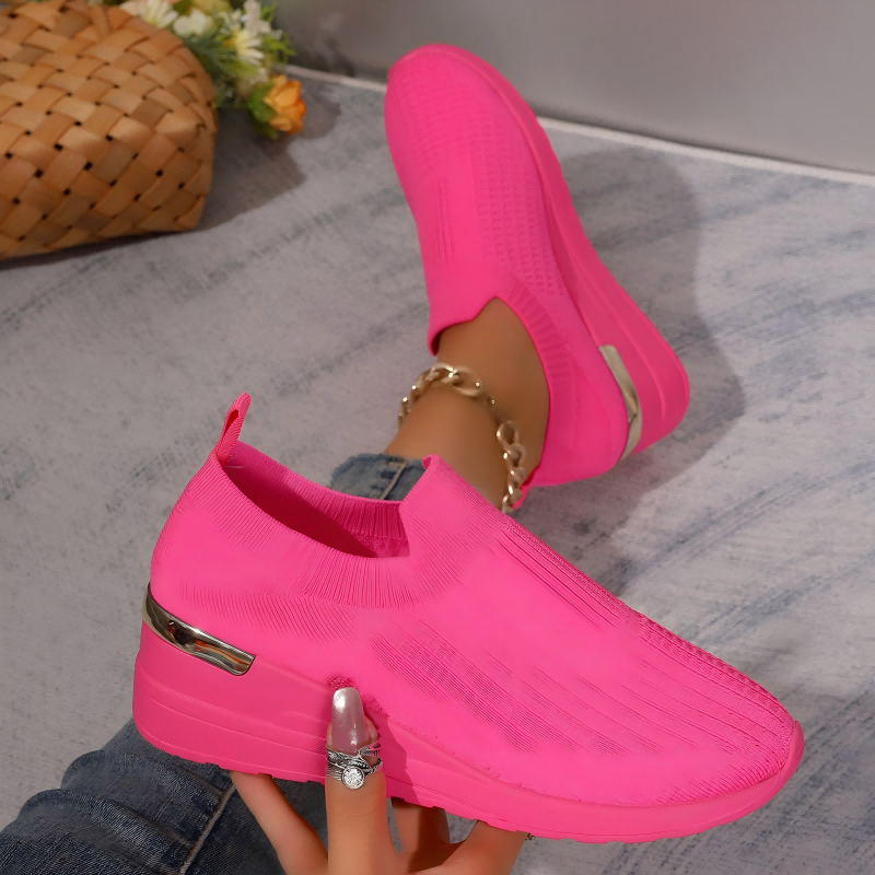 Women's Mesh Breathable Comfortable Thick Sole Shoes