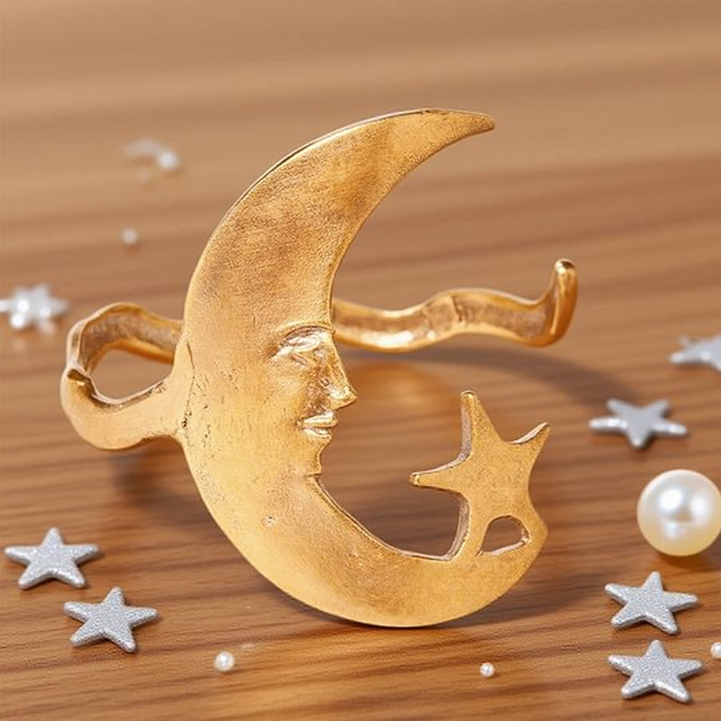 🎉Limited Sale🎉Trendy Moon Star & Spiral Bracelet