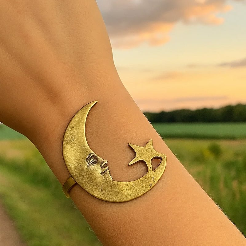 🎉Limited Sale🎉Trendy Moon Star & Spiral Bracelet