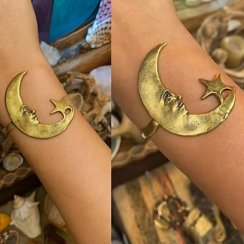 🎉Limited Sale🎉Trendy Moon Star & Spiral Bracelet