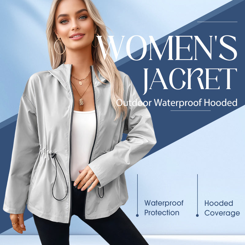 Women's Outdoor Waterproof Hooded Jacket