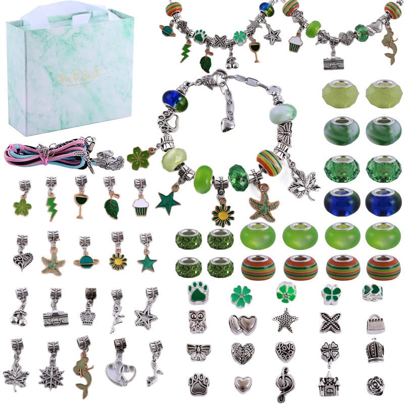 🎁Best Christmas Gift For Girls 50% OFF💖🔥Girls Charm Bracelet Making Kit✨