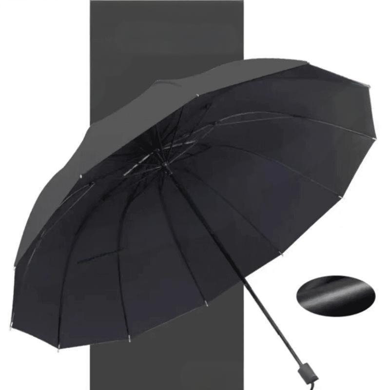 12-Rib Large Foldable Windproof Umbrella (50% OFF)