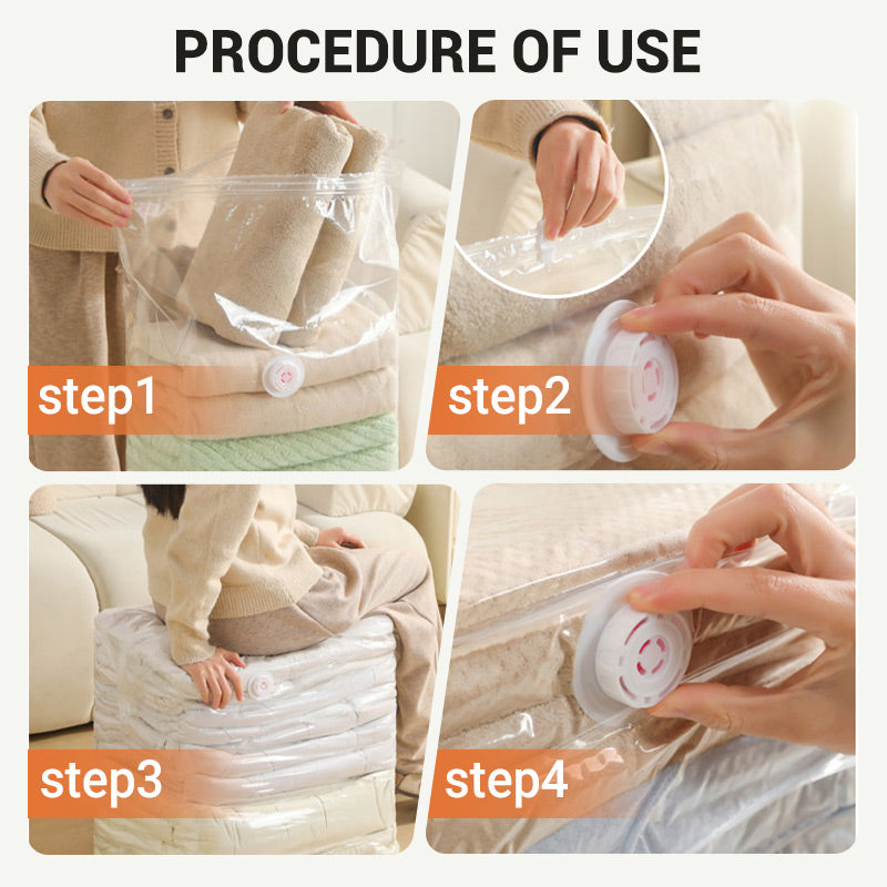 Extra Large Vacuum Storage Bag - Press To Exhaust