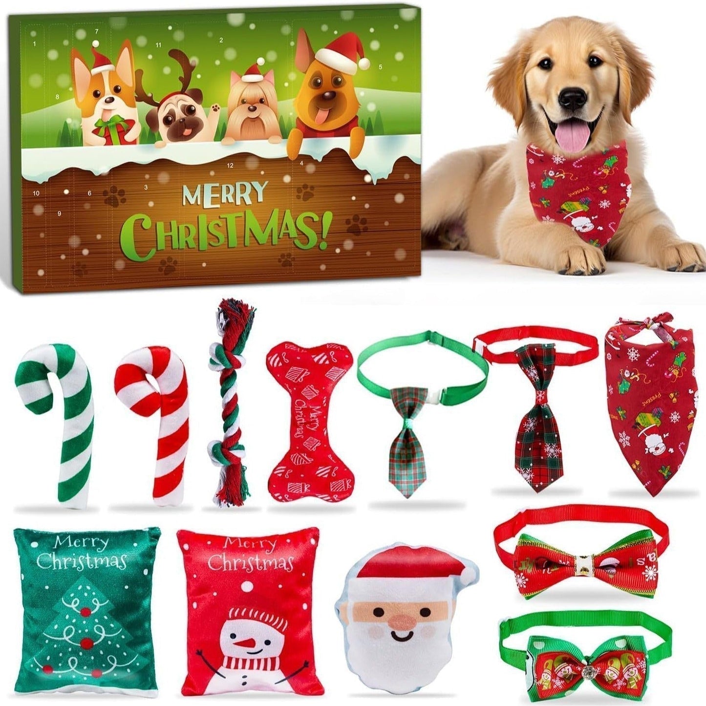 🎄🎁2025 Christmas Countdown Cat&Dog Toys Advent Calendar🐾🥳