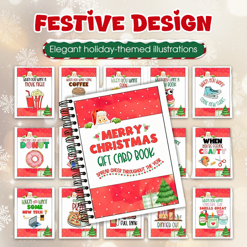 Christmas Gift Card Book