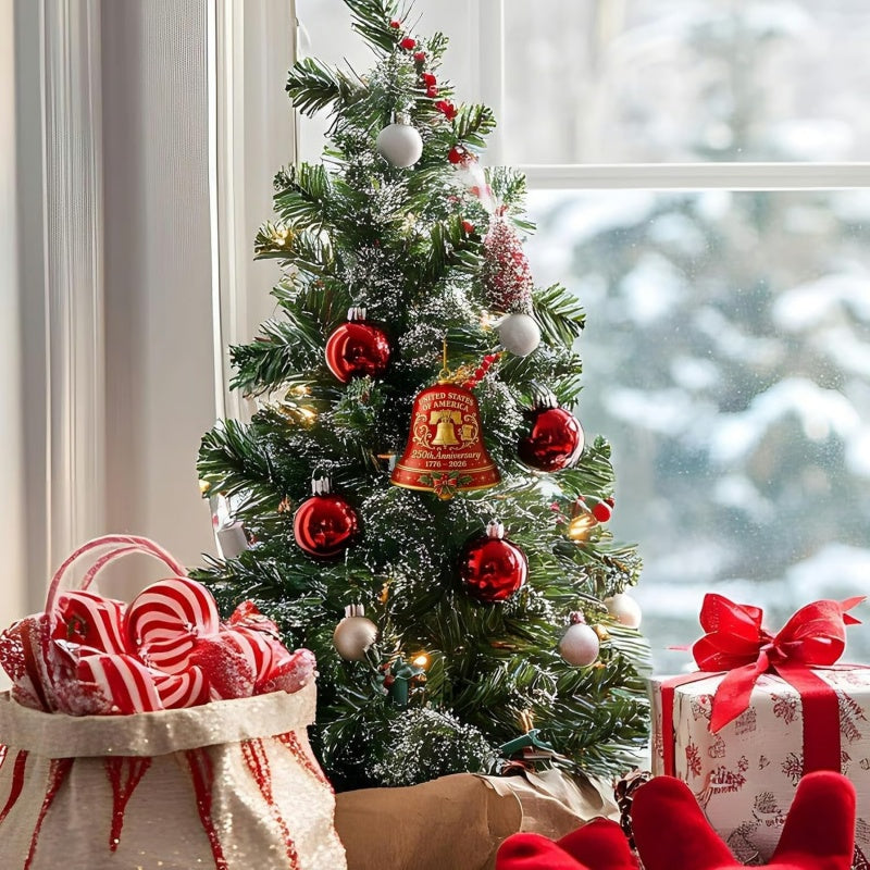 Anniversary Metal Bell Ornament