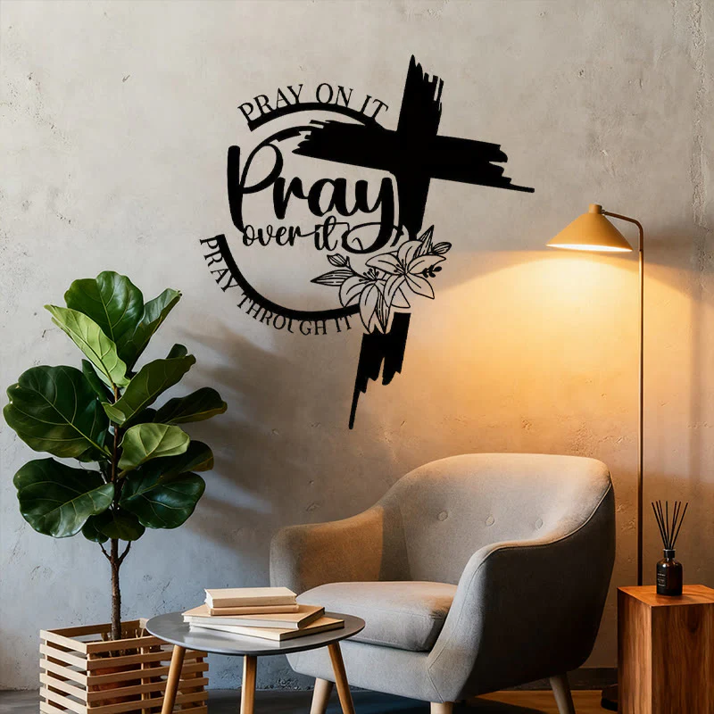 Inspirational Faith Cross Wall Decor