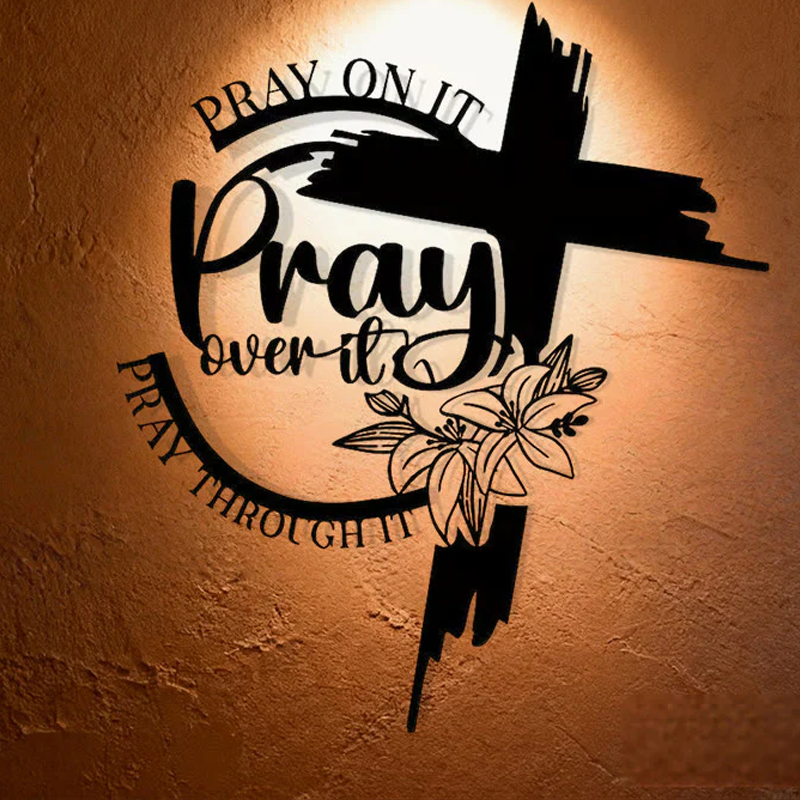 Inspirational Faith Cross Wall Decor