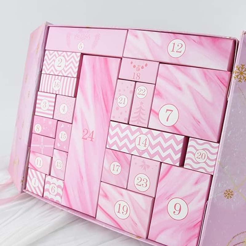 24-Day Christmas Countdown Advent Calendar Gift Box
