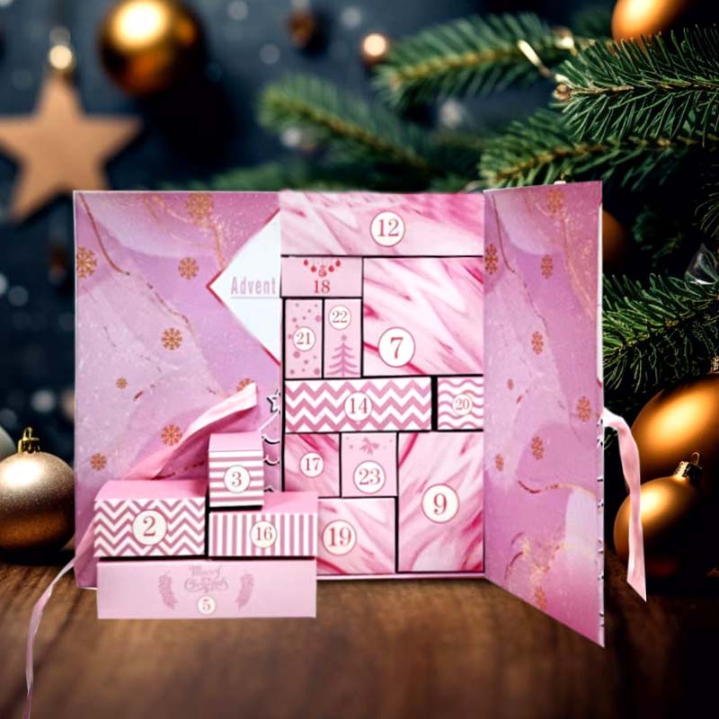 24-Day Christmas Countdown Advent Calendar Gift Box