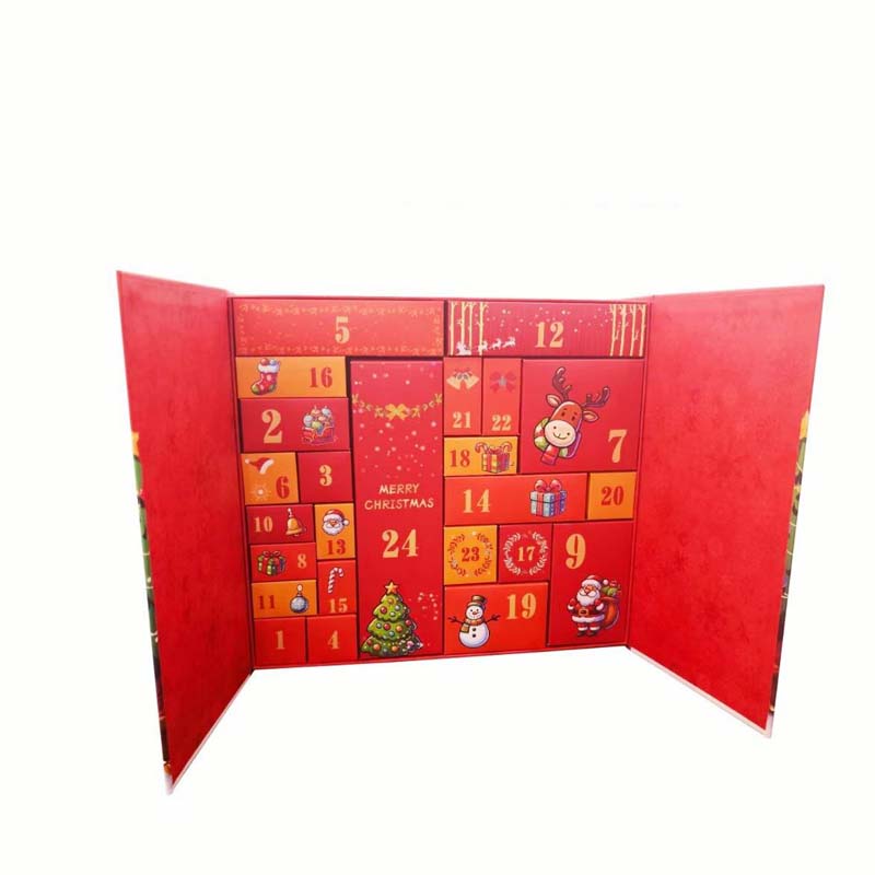 24-Day Christmas Countdown Advent Calendar Gift Box