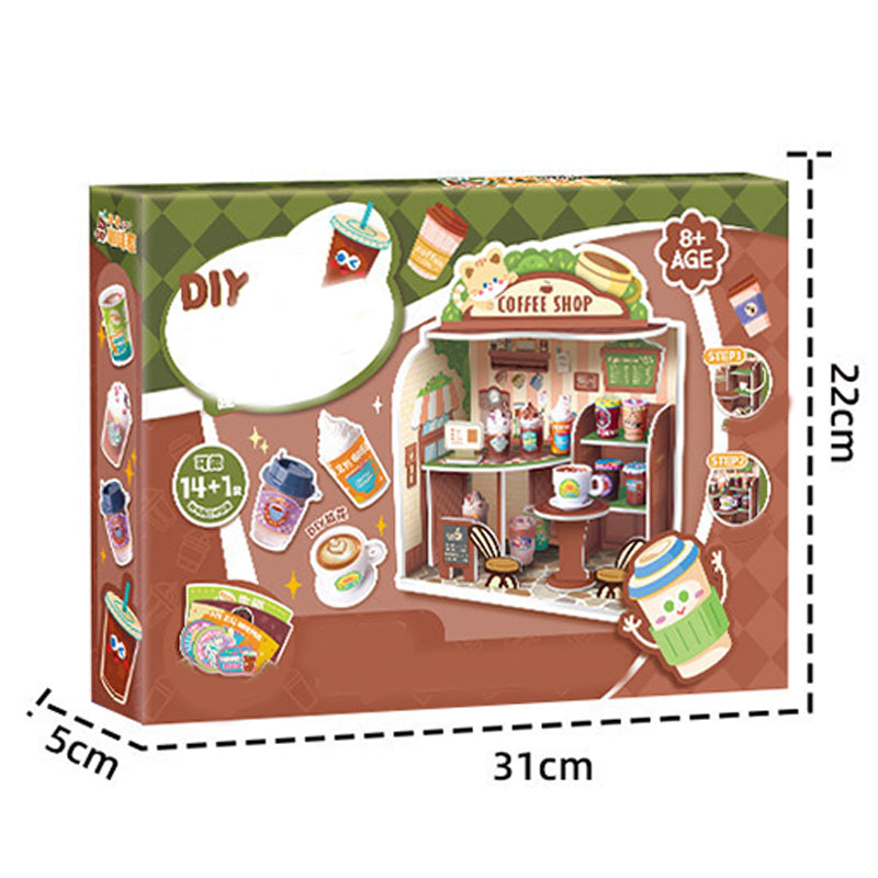 🔥Hot Sale Deals-DIY Miniature Coffee House Kit