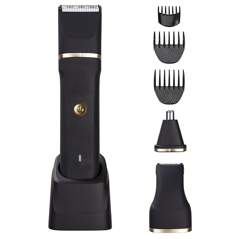 3-in-1 Electric Beard Trimmer with Base