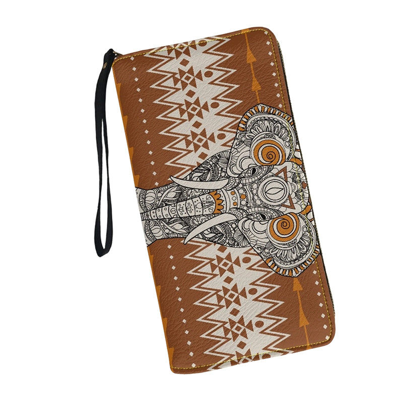 Women's Fashion Printed Zip-Around Wallet