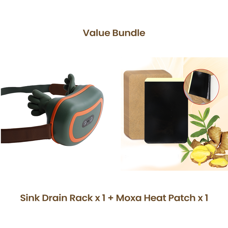 4D Wearable Neck and Shoulder Massager with Heat