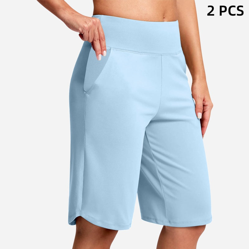 ⏰Summer Hot Sale 60% OFF🔥Women's High-Waist Yoga Shorts with Pockets