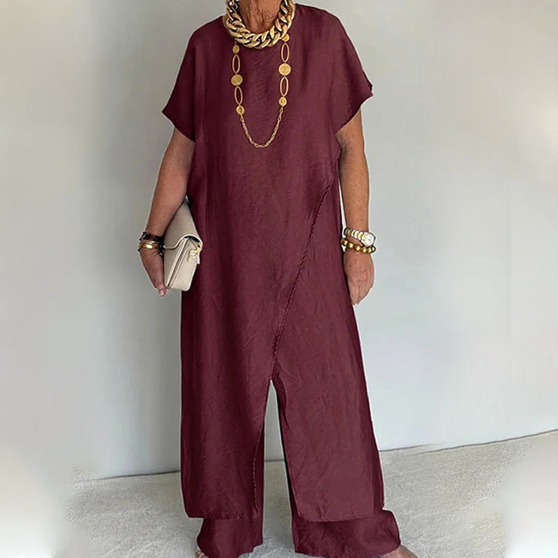 📢📢49% OFF !! ⏰Minimalist Loose Fit Two-Piece Outfit