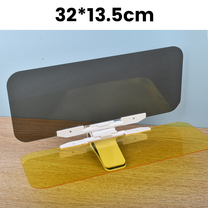 šDrive Safer Day & NightšUniversal HD Anti-Glare Car Visor for Day & Night